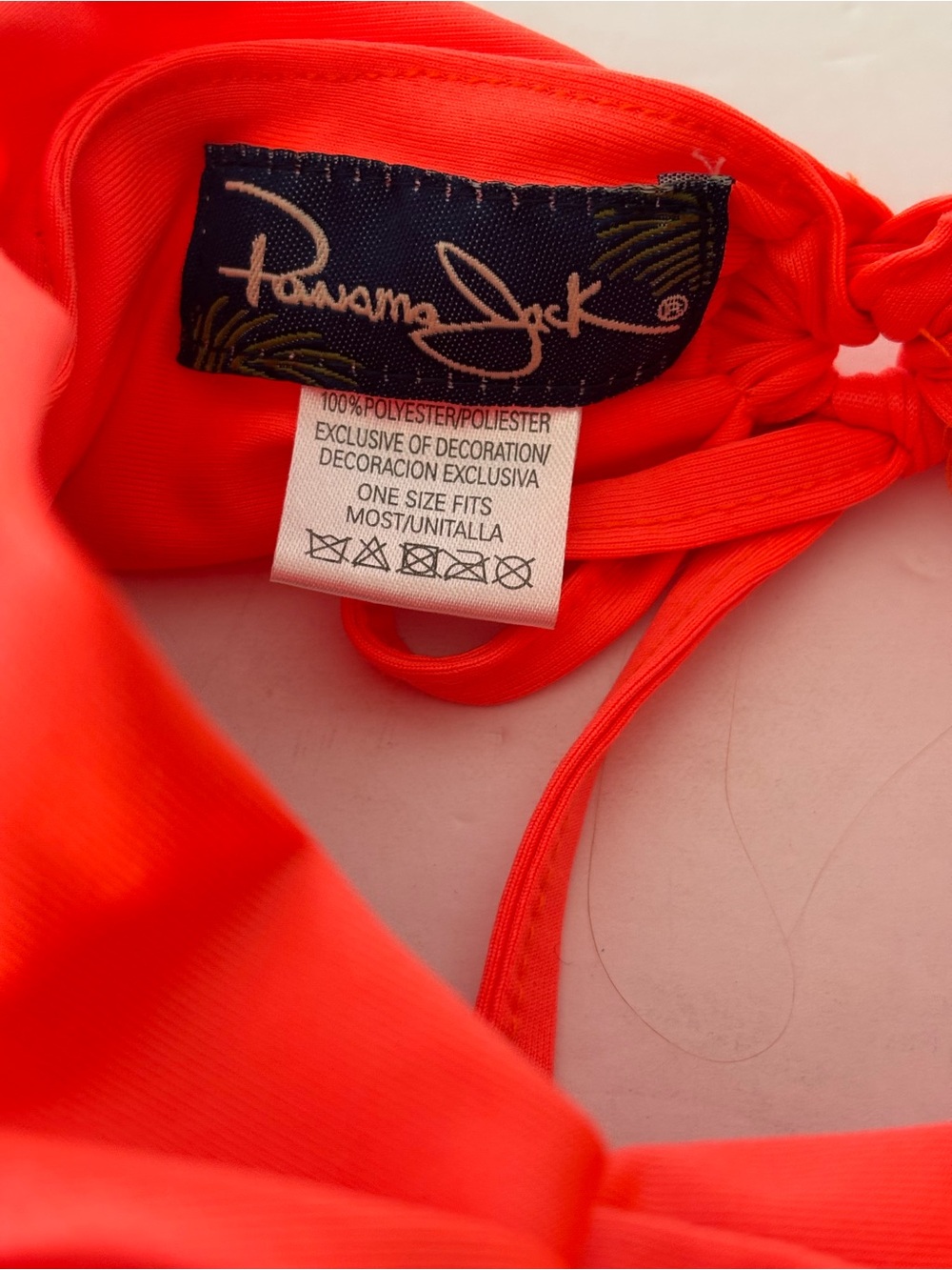 Panama Jack Orange, Solid Visor Women’s Visor Hat ONE Size Logo Bow - Picture 2 of 5
